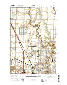 Fargo North North Dakota Current topographic map, 1:24000 scale, 7.5 X 7.5 Minute, Year 2014