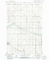 Fessenden East North Dakota Historical topographic map, 1:24000 scale, 7.5 X 7.5 Minute, Year 1949