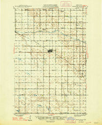 Fessenden North Dakota Historical topographic map, 1:62500 scale, 15 X 15 Minute, Year 1948