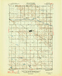 Fessenden North Dakota Historical topographic map, 1:62500 scale, 15 X 15 Minute, Year 1948