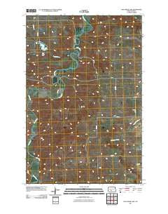 Fish Creek Lake North Dakota Historical topographic map, 1:24000 scale, 7.5 X 7.5 Minute, Year 2011
