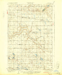 Flora North Dakota Historical topographic map, 1:62500 scale, 15 X 15 Minute, Year 1932