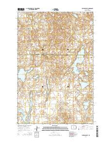 Florence Lake North Dakota Current topographic map, 1:24000 scale, 7.5 X 7.5 Minute, Year 2014