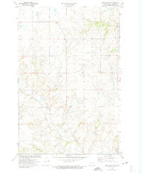 Fort Clark SE North Dakota Historical topographic map, 1:24000 scale, 7.5 X 7.5 Minute, Year 1972