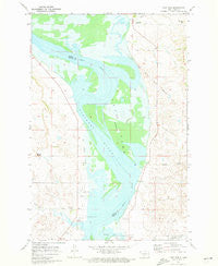 Fort Rice North Dakota Historical topographic map, 1:24000 scale, 7.5 X 7.5 Minute, Year 1971