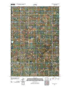 Fredonia NE North Dakota Historical topographic map, 1:24000 scale, 7.5 X 7.5 Minute, Year 2011