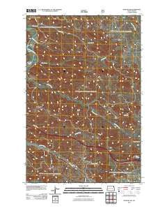 Fryburg NW North Dakota Historical topographic map, 1:24000 scale, 7.5 X 7.5 Minute, Year 2011