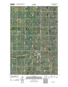 Fullerton North Dakota Historical topographic map, 1:24000 scale, 7.5 X 7.5 Minute, Year 2011