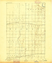 Fullerton North Dakota Historical topographic map, 1:62500 scale, 15 X 15 Minute, Year 1894
