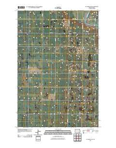 Fullerton NE North Dakota Historical topographic map, 1:24000 scale, 7.5 X 7.5 Minute, Year 2011