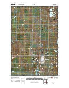 Garrison North Dakota Historical topographic map, 1:24000 scale, 7.5 X 7.5 Minute, Year 2011