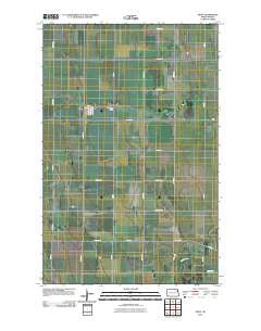 Gilby North Dakota Historical topographic map, 1:24000 scale, 7.5 X 7.5 Minute, Year 2011
