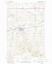 Glen Ullin North Dakota Historical topographic map, 1:24000 scale, 7.5 X 7.5 Minute, Year 1960