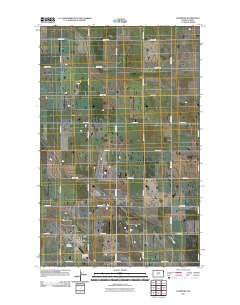 Glenburn North Dakota Historical topographic map, 1:24000 scale, 7.5 X 7.5 Minute, Year 2011