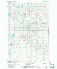 Goldwin SE North Dakota Historical topographic map, 1:24000 scale, 7.5 X 7.5 Minute, Year 1958