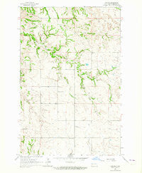Gorham North Dakota Historical topographic map, 1:24000 scale, 7.5 X 7.5 Minute, Year 1963