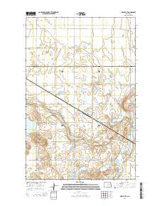 Grace City North Dakota Current topographic map, 1:24000 scale, 7.5 X 7.5 Minute, Year 2014