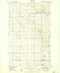 Granville NE North Dakota Historical topographic map, 1:24000 scale, 7.5 X 7.5 Minute, Year 1949