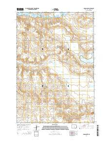 Grassna NW North Dakota Current topographic map, 1:24000 scale, 7.5 X 7.5 Minute, Year 2014