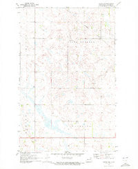 Hannah SE North Dakota Historical topographic map, 1:24000 scale, 7.5 X 7.5 Minute, Year 1970