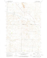 Haynes North Dakota Historical topographic map, 1:24000 scale, 7.5 X 7.5 Minute, Year 1974