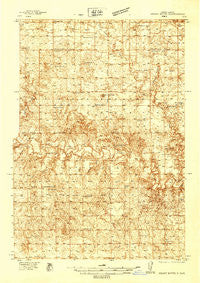 Heart Butte North Dakota Historical topographic map, 1:48000 scale, 15 X 15 Minute, Year 1938