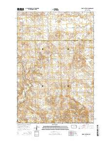 Heart Butte NW North Dakota Current topographic map, 1:24000 scale, 7.5 X 7.5 Minute, Year 2014