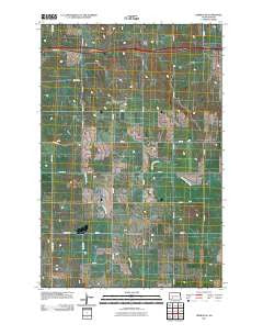 Hebron SE North Dakota Historical topographic map, 1:24000 scale, 7.5 X 7.5 Minute, Year 2011