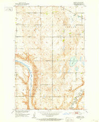 Hesper North Dakota Historical topographic map, 1:24000 scale, 7.5 X 7.5 Minute, Year 1951