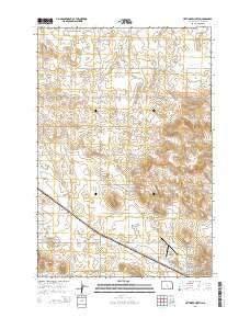 Hettinger North North Dakota Current topographic map, 1:24000 scale, 7.5 X 7.5 Minute, Year 2014
