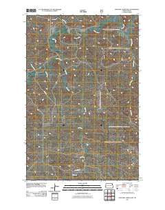 Hootowl Creek East North Dakota Historical topographic map, 1:24000 scale, 7.5 X 7.5 Minute, Year 2011