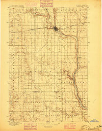 Jamestown North Dakota Historical topographic map, 1:125000 scale, 30 X 30 Minute, Year 1896