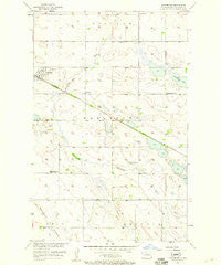 Karlsruhe North Dakota Historical topographic map, 1:24000 scale, 7.5 X 7.5 Minute, Year 1957