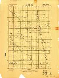 Kelso North Dakota Historical topographic map, 1:62500 scale, 15 X 15 Minute, Year 1918