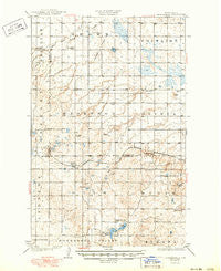 Kongsberg North Dakota Historical topographic map, 1:62500 scale, 15 X 15 Minute, Year 1929