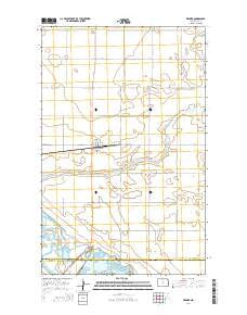 Kramer North Dakota Current topographic map, 1:24000 scale, 7.5 X 7.5 Minute, Year 2014