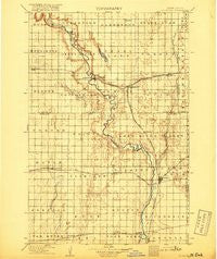 La Moure North Dakota Historical topographic map, 1:125000 scale, 30 X 30 Minute, Year 1918