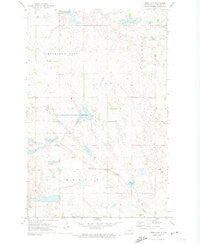 Lambs Lake North Dakota Historical topographic map, 1:24000 scale, 7.5 X 7.5 Minute, Year 1971