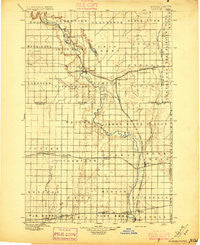 Lamoure North Dakota Historical topographic map, 1:125000 scale, 30 X 30 Minute, Year 1895