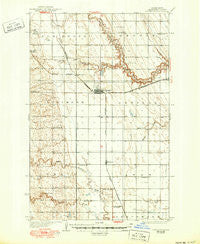 Larimore North Dakota Historical topographic map, 1:62500 scale, 15 X 15 Minute, Year 1936