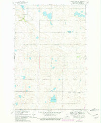 Lincoln Valley NW North Dakota Historical topographic map, 1:24000 scale, 7.5 X 7.5 Minute, Year 1960
