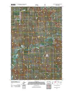 Lookout Butte North Dakota Historical topographic map, 1:24000 scale, 7.5 X 7.5 Minute, Year 2011