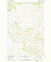 Mandaree NE North Dakota Historical topographic map, 1:24000 scale, 7.5 X 7.5 Minute, Year 1970