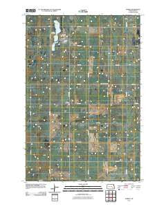 Marion North Dakota Historical topographic map, 1:24000 scale, 7.5 X 7.5 Minute, Year 2011