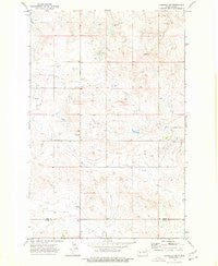 Marshall SE North Dakota Historical topographic map, 1:24000 scale, 7.5 X 7.5 Minute, Year 1973