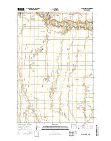 Mayville South North Dakota Current topographic map, 1:24000 scale, 7.5 X 7.5 Minute, Year 2014