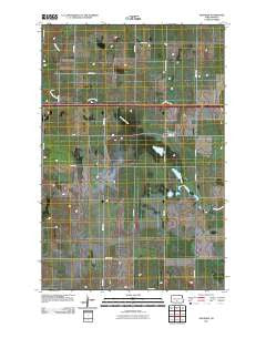 McKenzie North Dakota Historical topographic map, 1:24000 scale, 7.5 X 7.5 Minute, Year 2011