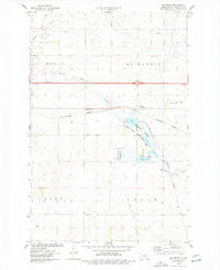 McKenzie North Dakota Historical topographic map, 1:24000 scale, 7.5 X 7.5 Minute, Year 1975