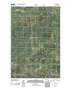McLeod North Dakota Historical topographic map, 1:24000 scale, 7.5 X 7.5 Minute, Year 2011