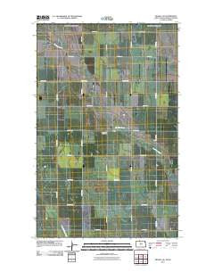 Mohall NE North Dakota Historical topographic map, 1:24000 scale, 7.5 X 7.5 Minute, Year 2011